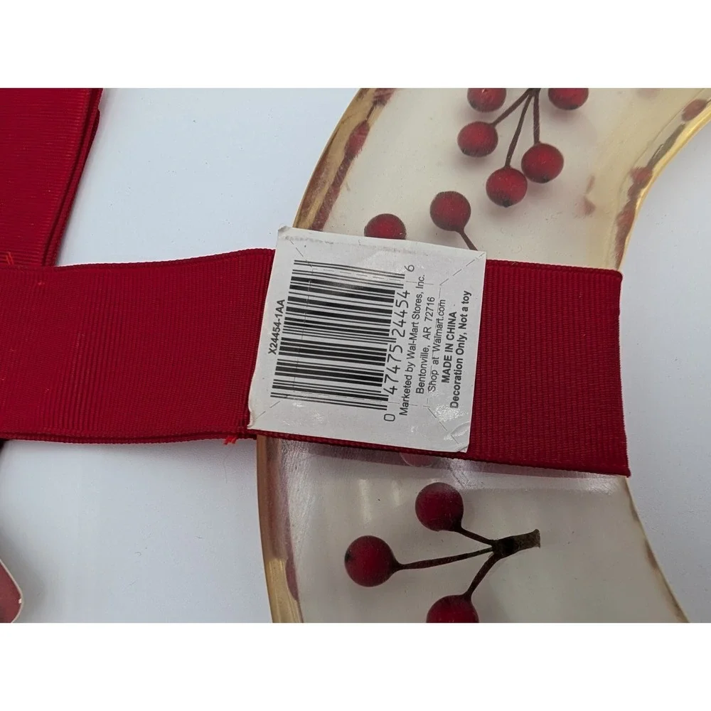 Plastic Berry‎ Wreath Resin 12 Inch Walmart